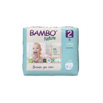 BAMBO sauskelnės NATURE MINI, 3-6 kg, 30 vnt.