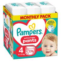 Pampers Pants, 4 dydis, 9 - 15 kg, 176 vnt.