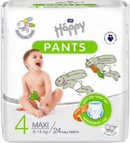 HAPPY MAXI PANTS sauskelnės-kelnaitės vaikams 8-14 kg N24