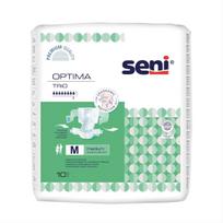 SENI OPTIMA TRIO Premium juostinės sauskelnės, M dydis N10