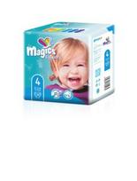 31 9 -  MAGICS FLEXIDRY MAGICAL TUBES MAXI, vaikiškos sauskelnės, 9-14 kg, 31 vnt. - 2 nuotrauka