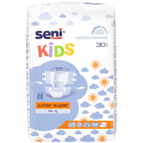 20 25 - Seni Kids Junior Super (Premium) 20+kg sauskelnės vaikams N30 - 2 nuotrauka