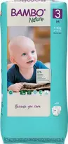 bambo nature 5 dydis - Bambo Nature Classic, 3, 52 vnt. - 1 nuotrauka