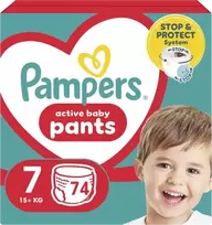 pampers 15kg - Pampers Pants, 7, 74 vnt. - 1 nuotrauka