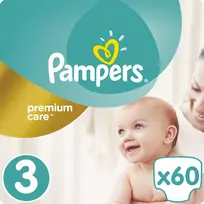 pampers premium care 4 - Pampers Diaper Set Premium Care VP 3 (4-9 kg) - 1 nuotrauka