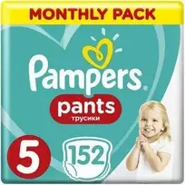 Pampers Pants, 5 dydis, 12-17kg, 152 vnt.