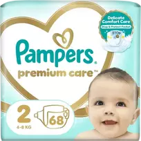 0 68 - PAMPERS Premium Care, Value Pack 2 dydis 4-8kg., 68 vnt. - 1 nuotrauka