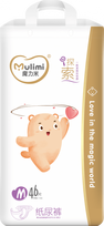MULIMI sauskelnės M, 6-11kg, 46 vnt.