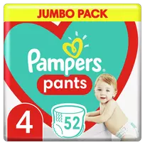 Pampers Pants, 4 dydis, 9 - 15 kg, 52 vnt.