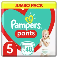 pampers 5 dydis - Pampers Pants, 4 dydis, 12 - 17 kg, 48 vnt. - 1 nuotrauka