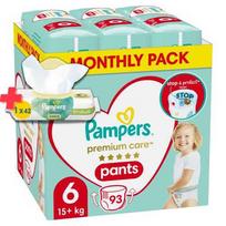 Pampers Premium Care, 6 dydis, 15 - 30 kg, 93 vnt.