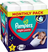 Sauskelnės Pampers Pants, 4 dydis, 9 - 15 kg, 100 vnt.