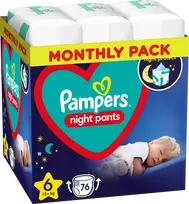 Pampers Pants, 6 dydis, 15 - 36 kg, 76 vnt.