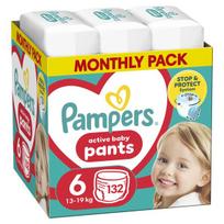 Pampers Pants, Monthly Pack, 6 dydis, 15+ kg, 132 vnt.