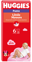 HUGGIES PANTS Girls 6 (15-25kg), 44 vnt.