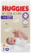 Huggies Extra Care, 3 dydis, 6-11 kg, 48 vnt