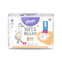 sauskelnes 3 - HAPPY sausk.vaik.Mini N38, 3-6 kg  - 1 nuotrauka