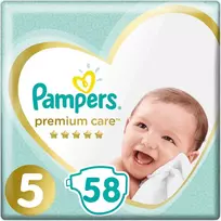pampers premium care - Sauskelnės Pampers Premium Care, 5 dydis, 11 - 16 kg, 58 vnt. - 1 nuotrauka