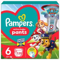 Pampers Pants Paw Patrol, 6 dydis, 14-19 kg, 120 vnt.