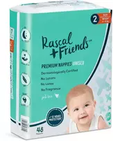 Rascal And Friends, 2 dydis, 4-8 kg, 48 vnt.