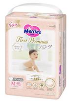 MERRIES First Premium sauskelnės-kelnaitės M 6-11 kg, 46 vnt.