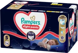 pampers 5 dydis - Pampers Night Pants, 5 dydis, 11-17 kg, 92 vnt - 1 nuotrauka
