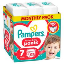 pamperiai - Pampers Active Baby, 7 dydis, 128 vnt. - 1 nuotrauka