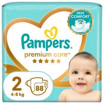 pampers premium care 5 - Pampers Premium Care, 2 dydis, 4-8 kg, 88 vnt. - 1 nuotrauka