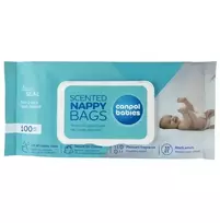 Canpol Babies 70/003 kvapnūs maišeliai panaudotoms sauskelnėms, 100 vnt