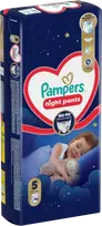 pampers 5 dydis - Pampers Night Pants, 5 dydis, 11-17 kg, 46 vnt. - 1 nuotrauka
