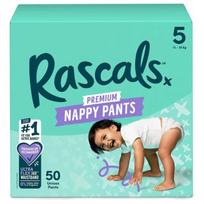 Rascal And Friends Premium, 5 dydis, 13 - 18 kg, 50 vnt.
