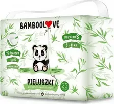 Bamboolove Diapers, S dydis, 3 - 8 kg, 25 vnt.
