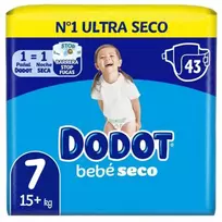 Dodot Stages, 7 dydis, 15 - 24 kg, 43 vnt.
