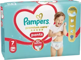 sauskelnes 3 - Pampers Premium Care Pants, 7 dydis, 40 vnt. - 1 nuotrauka