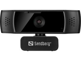 Sandberg 134-38 USB Webcam Autofocus DualMic Juodas (Black)