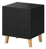 Naktinis staliukas Cama Meble Pafos, Juoda (Black), 45 x 40 x 51 cm