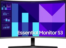 curved monitorius - Samsung Essential S3 S39GD LS32D396GAUXEN 32", VA, FHD, Curved, 100Hz - 1 nuotrauka