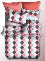 DecoKing Basic Geo Bedding Set 135x200/80x80