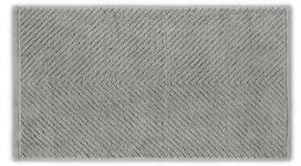 Vonios rankšluostis Foutastic Chevron, pilka (Grey), 76 x 142 cm