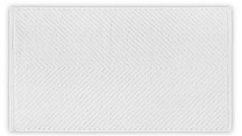 Vonios rankšluostis Foutastic Chevron, balta (White), 142 x 76 cm
