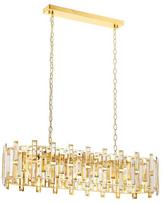 Šviestuvas kabinamas Opviq AV-4307-S30X90, 13 x 40 W, E14, Auksinė (Gold)