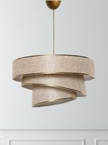 Šviestuvas kabinamas Opviq Couper 390FLH1691, Aukso/Smėlio (Gold/Beige)
