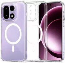 telefonus oneplus - Tech-Protect Flexair Hybrid MagSafe dėklas OnePlus 15 - Skaidrus (Transparent) - 1 nuotrauka