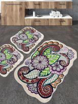 Vonios kilimėlių rinkinys Foutastic Forme 359CHL5296, įvairių spalvų, 60 cm x 100 cm