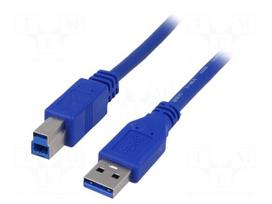 Akyga AK-USB-09 USB-A į USB-B kabelis 1.8m Mėlynas (Blue)
