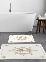 Vonios kilimėlių rinkinys Foutastic KT463, įvairių spalvų, 150 cm x 60 cm