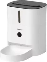 serykla - Sponge Smart Pet Feeder su kamera, Baltas (White) - 1 nuotrauka