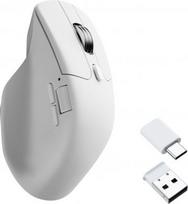 balta pelyte - Keychron M6S-B72 Belaidė optinė pelė Balta (White) - 1 nuotrauka