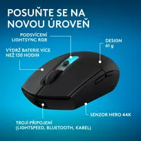 logitech g305 lightspeed mouse - Logitech G305 X Lightspeed Juodas (Black) - 1 nuotrauka