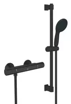Dušo maišytuvas Grohe Precision Start, juodas (Black)